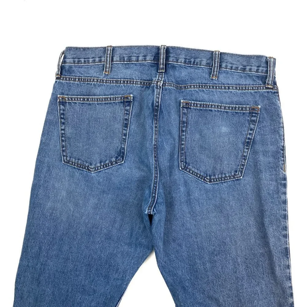 Old Navy Slim Men's size 38x32 Medium Wash Blue Denim jeans ‎ Great Condition!